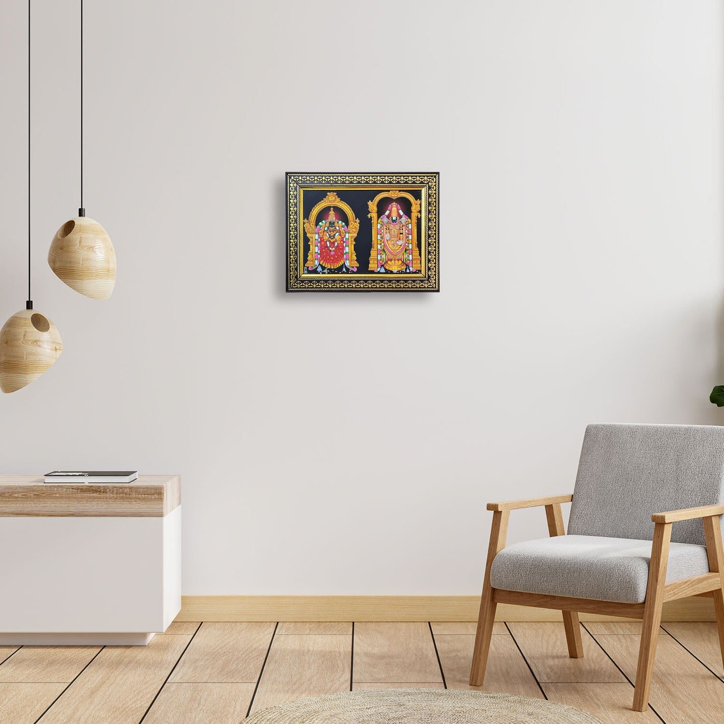 Lord Balaji with Devi Padmavathi Photo Frame