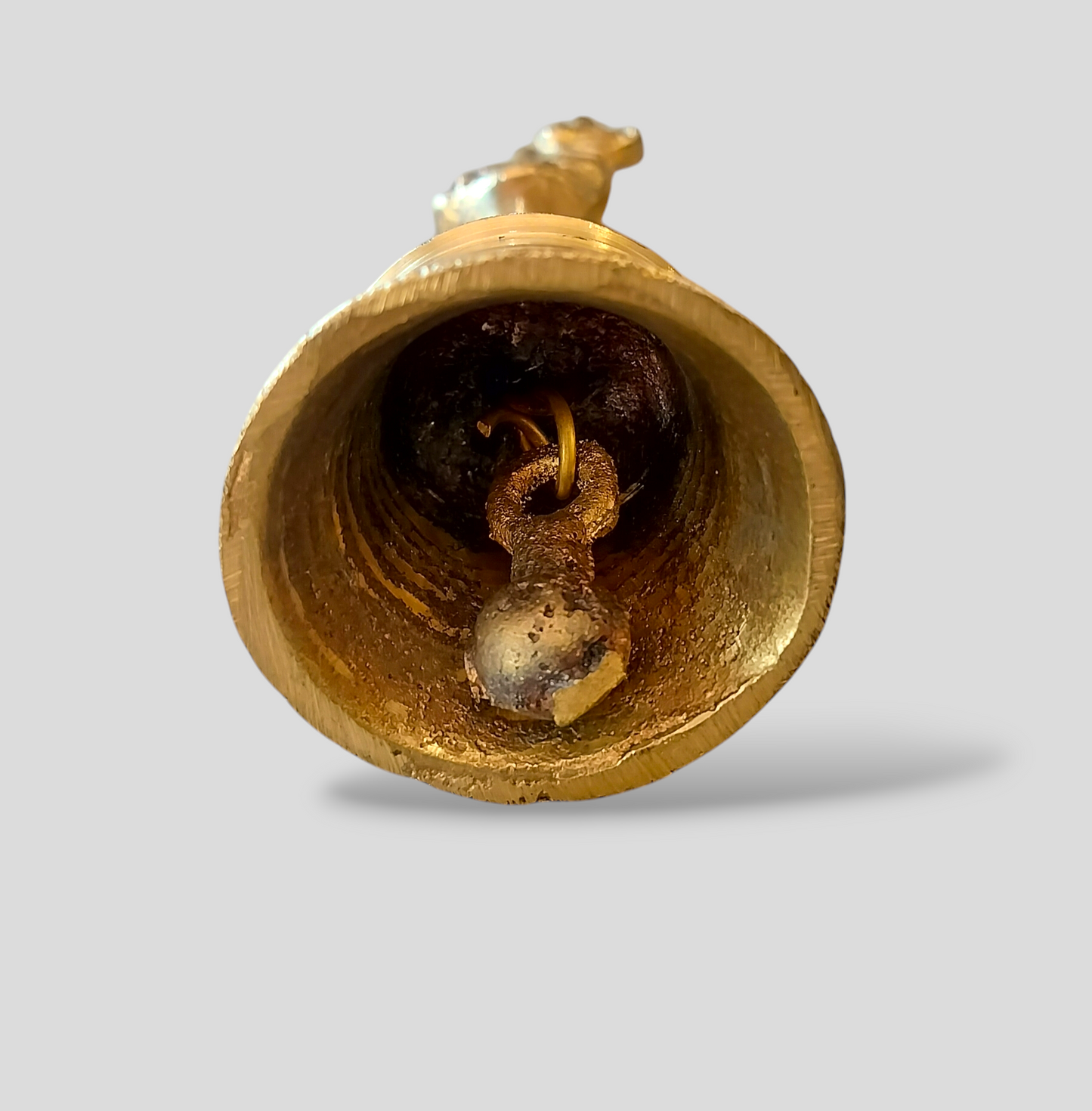 Brass Bell for Home Temple Pooja and Gifting - 3.2 Inches
