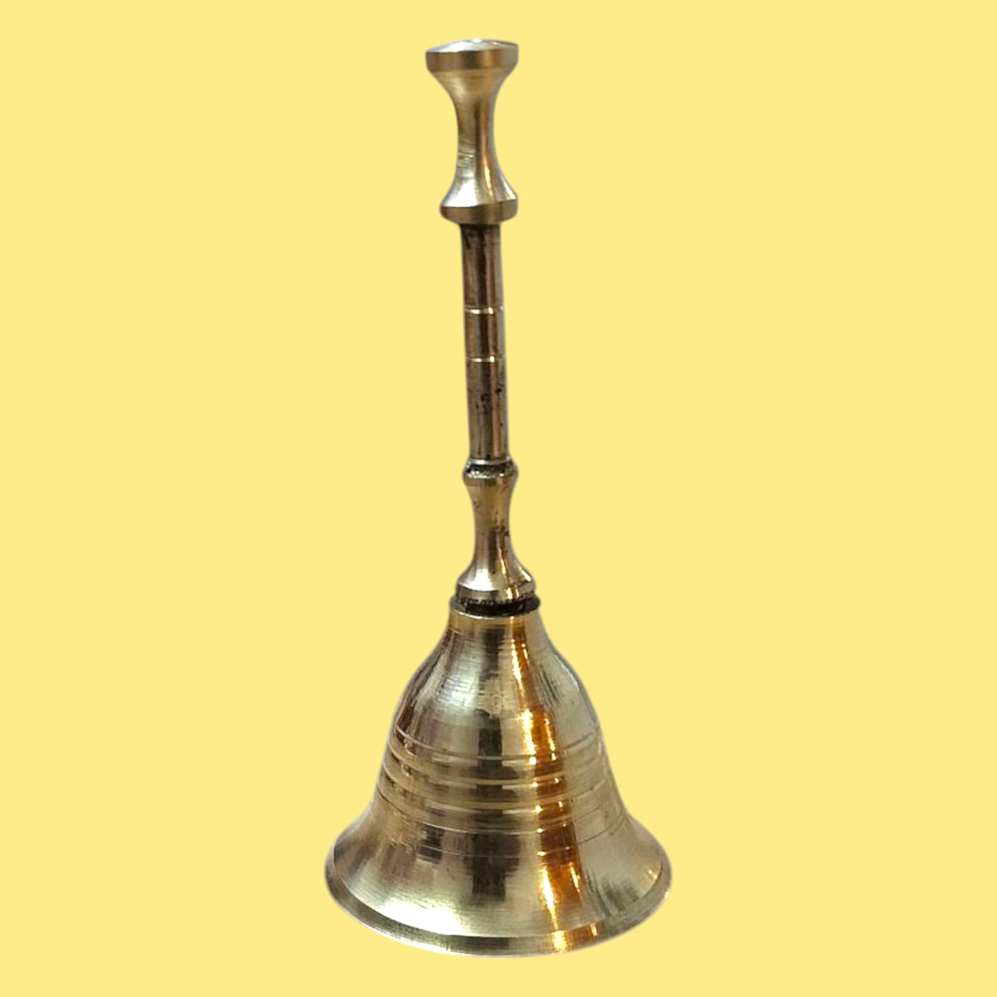 Brass Bell for Home Temple Pooja and Gifting - 3.2 Inches