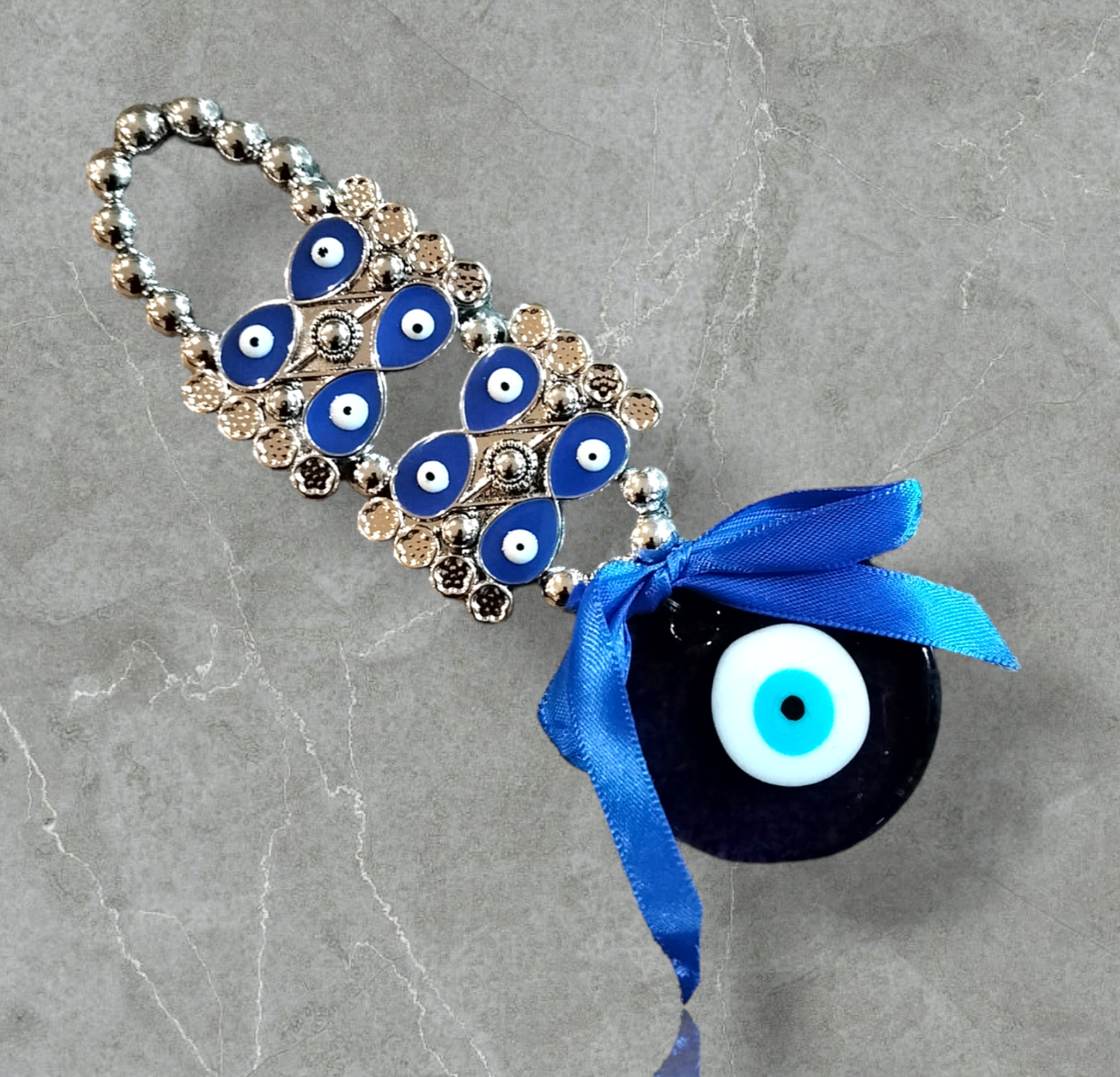 Evil Eye Amulet with 7 eyes for Protection, Good Luck and Prosperity