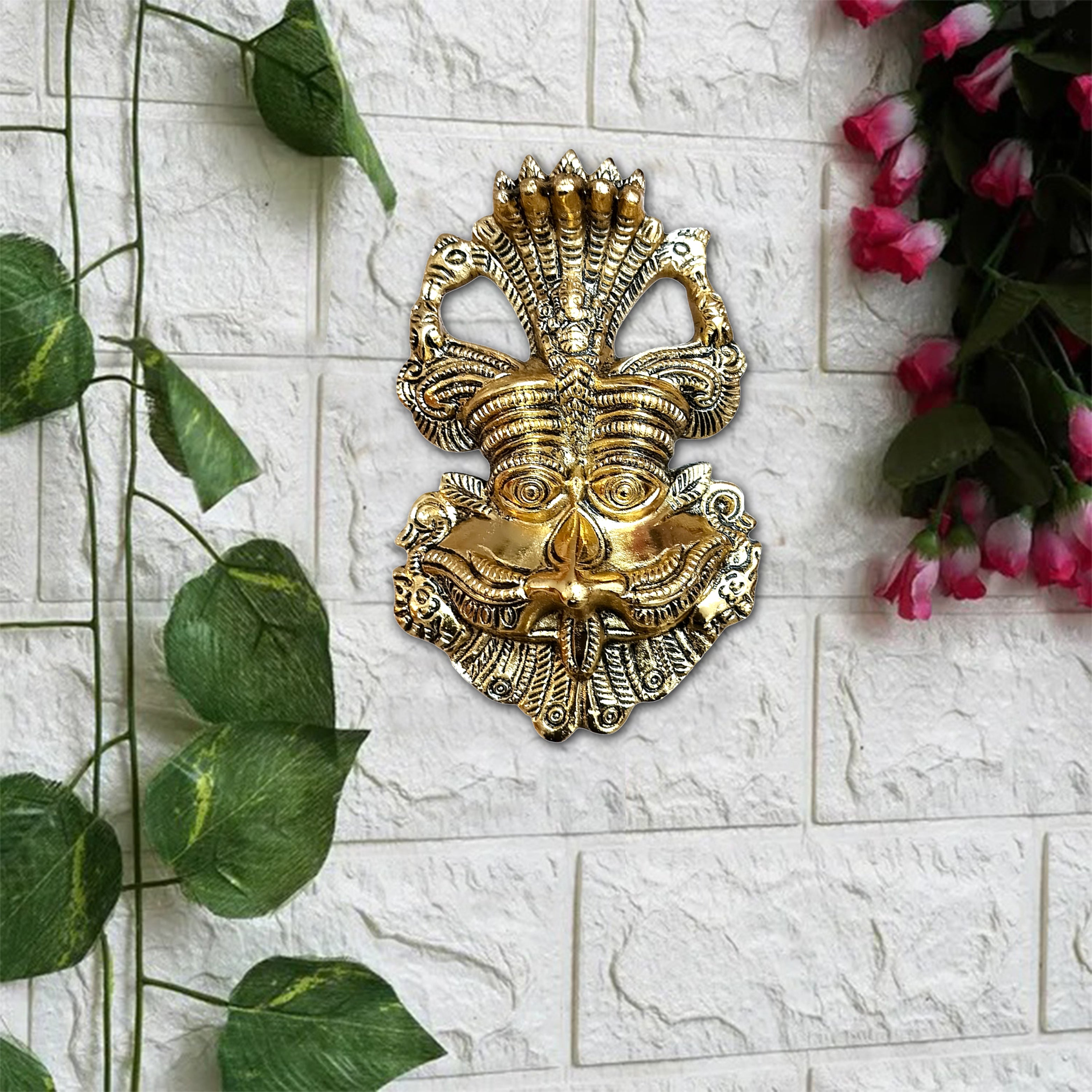 
      Wall Hanging Kirthimukha – Wards Off Evil and Negativity
 – My Divine Sutra