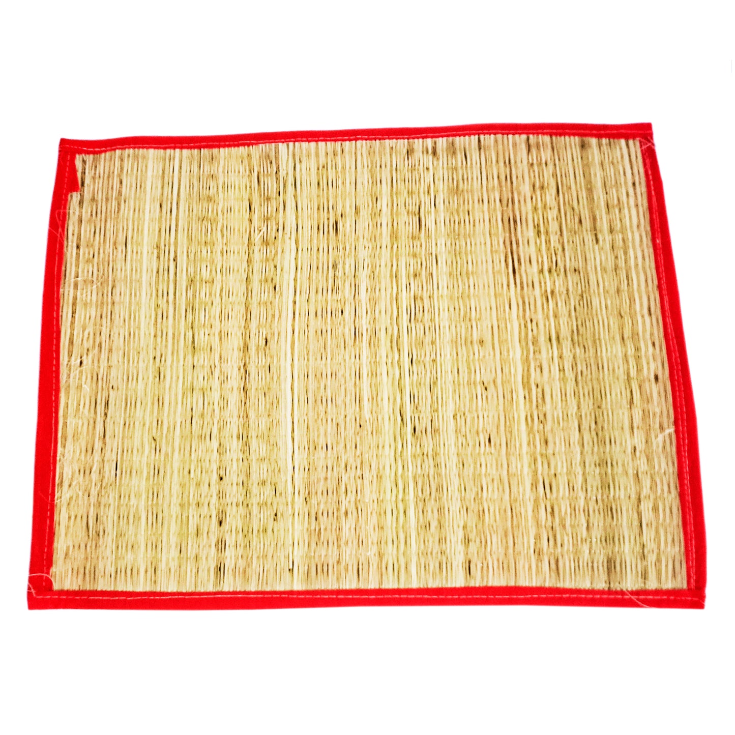 Kusha Aasan | Organic Handmade Kusha Grass Mat, Eco-Friendly Sitting Mat for Pooja & Prayer (14*18 Inches, Pack of 4)