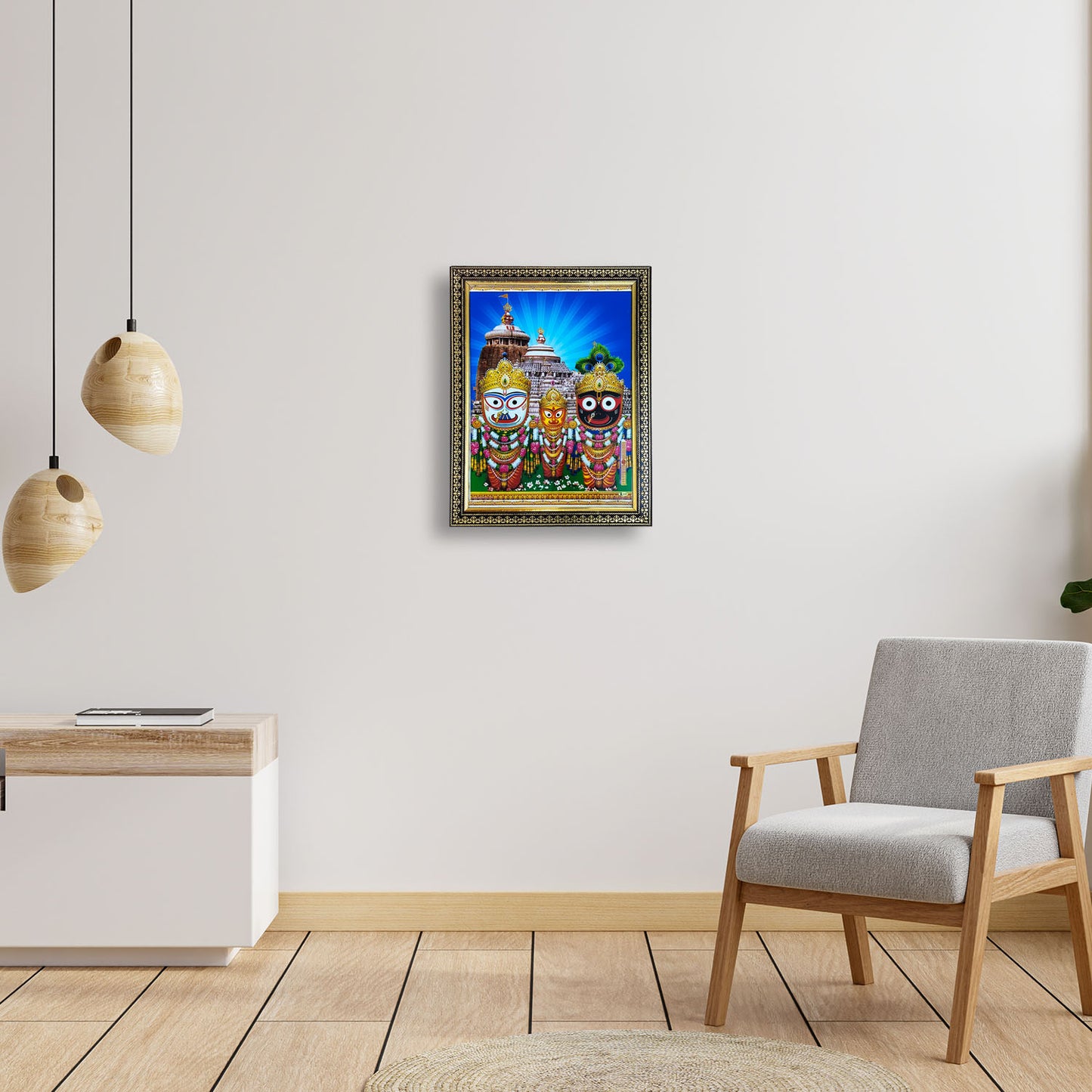 Lord Jagannath Photo Frame - 10 Inches * 12.5 Inches