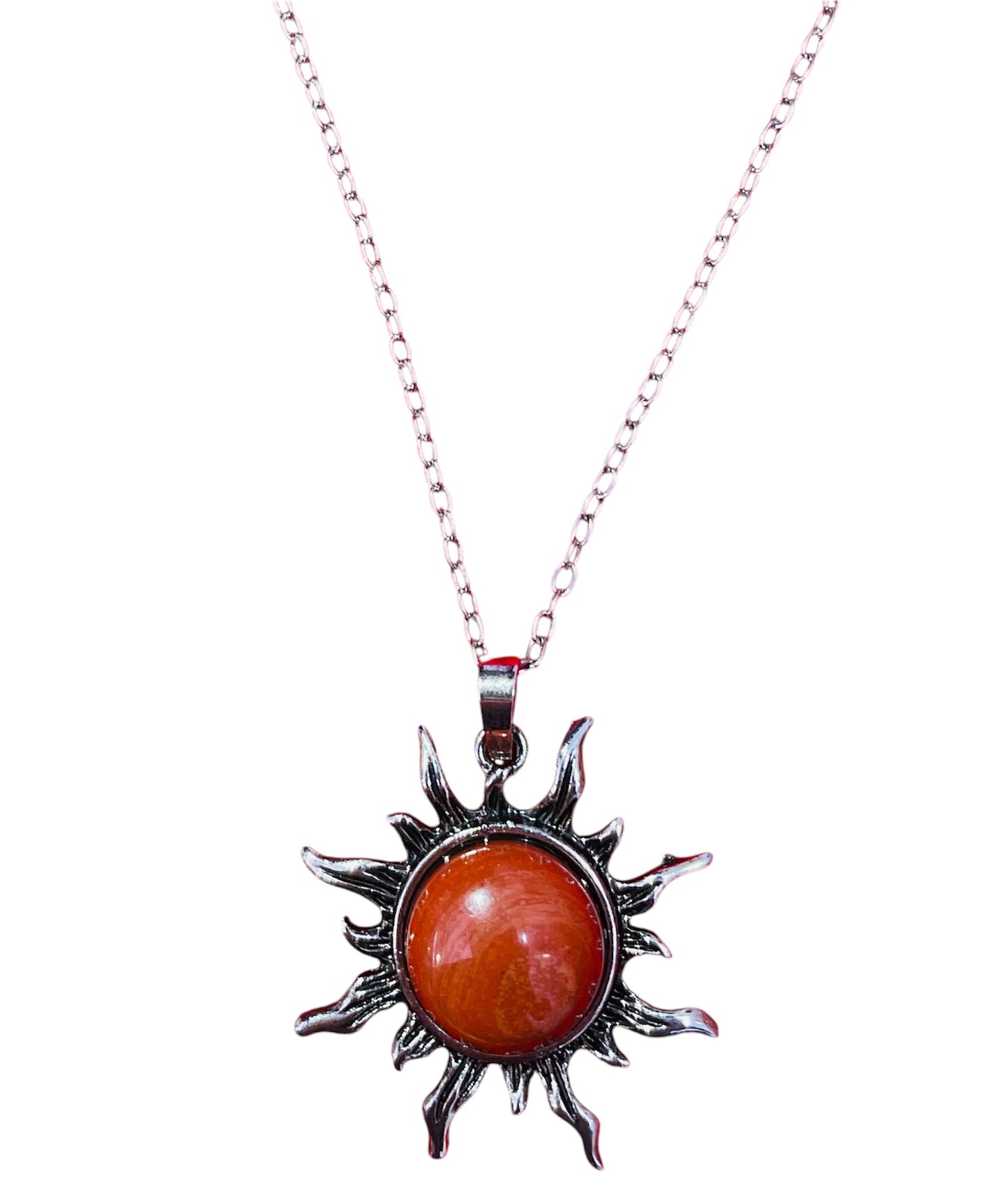 Pendant Red Carnelian Sun Pendant