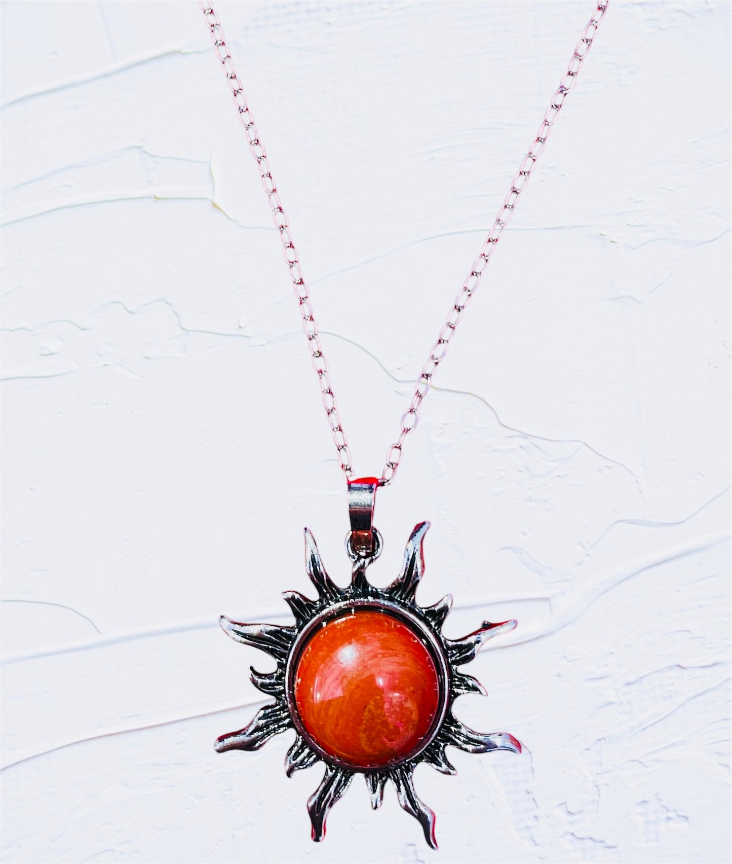Pendant Red Carnelian Sun Pendant