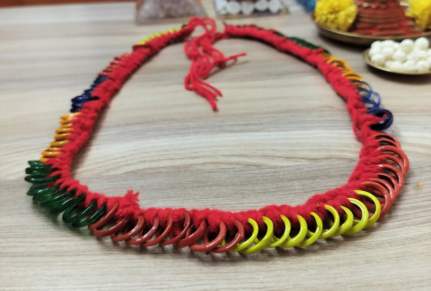 Beautiful and Elegant Maata Bangles Mala for Goddess Durga, Lakshmi, Saraswati Pooja.