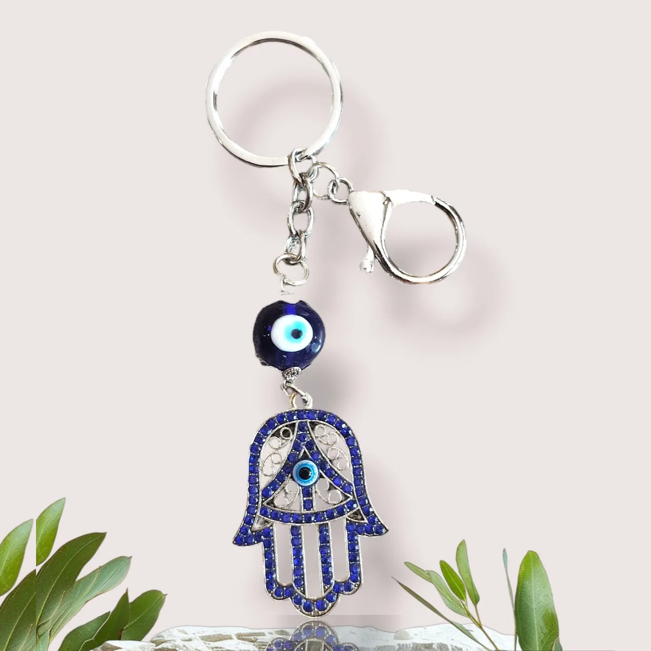 Evil Eye Hand Keychain