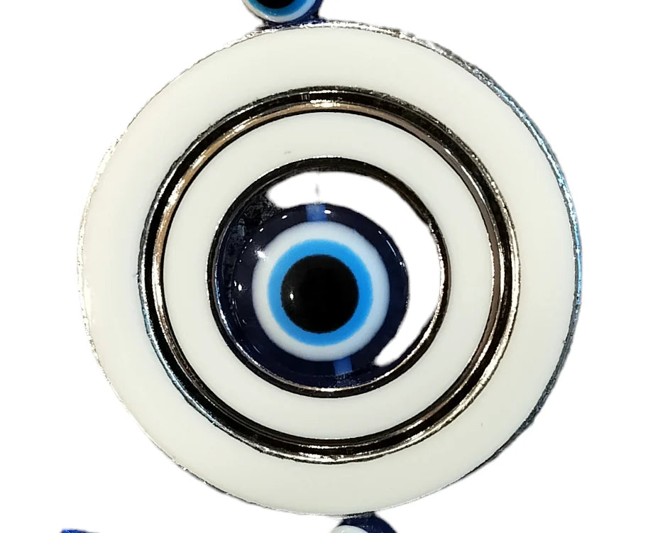 Evil Eye Amulet with 4 Eyes used as a charm for car and home protection