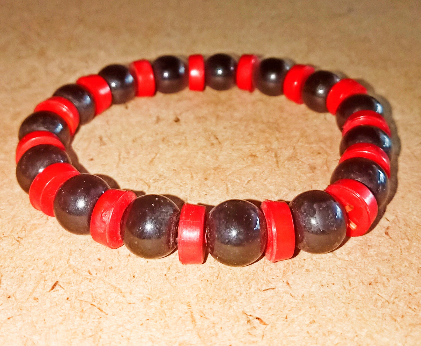 Bracelet Wooden and Stone Beads Bracelet