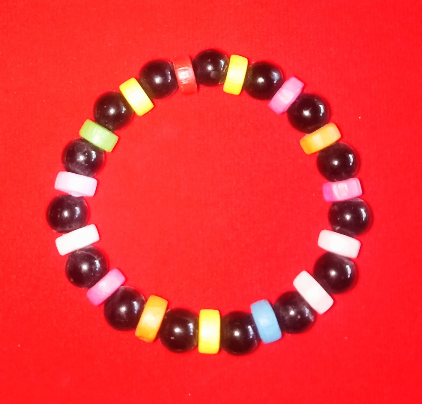 Bracelet Wooden and Stone Beads Bracelet