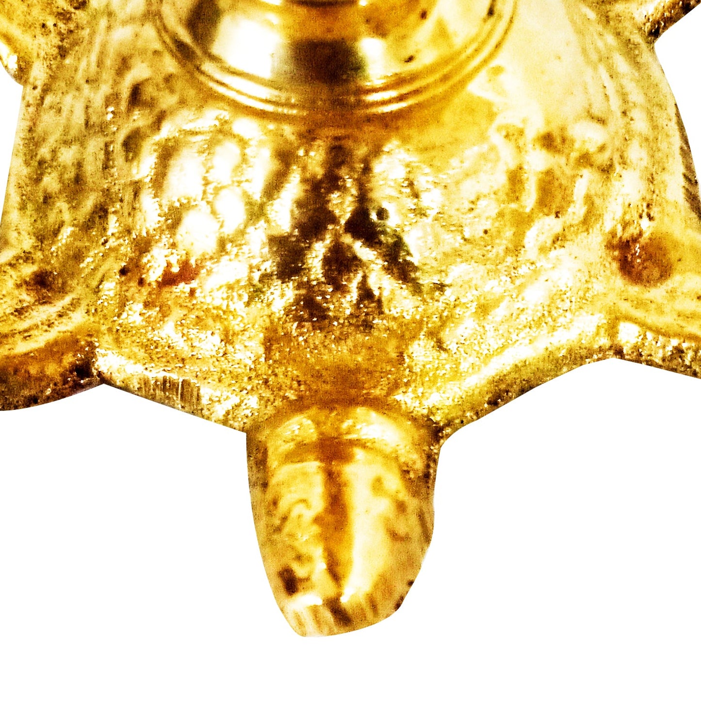 Brass Diya Kuber Kachhuwa (Tortoise) Diya for Pooja - Pack of 2 (2 Inches * 3 Inches)
