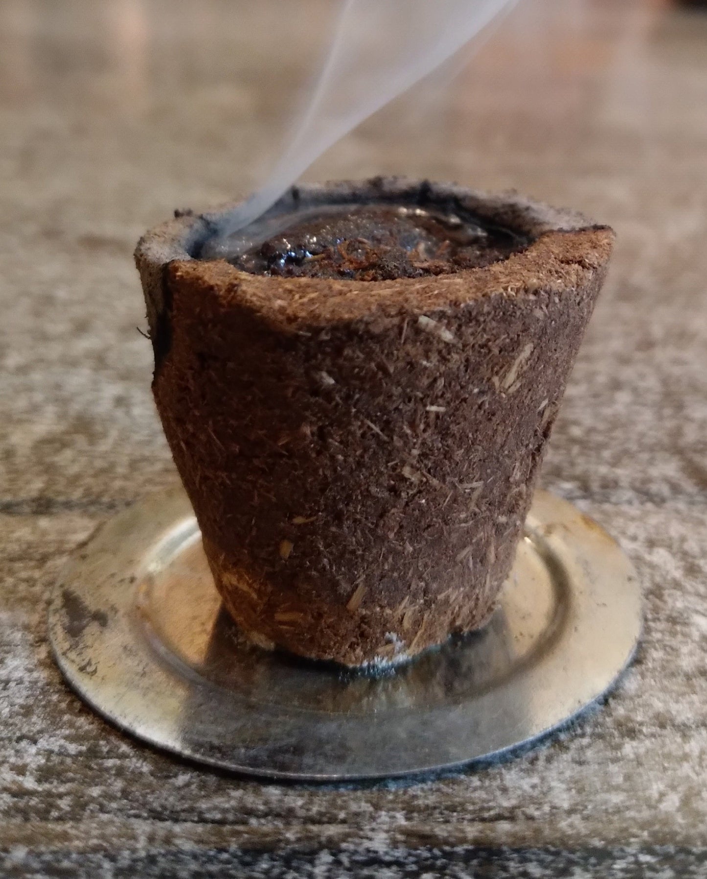 Dhoop Cups Cow Dung Scented Organic Sambrani Cups - Pack of 12