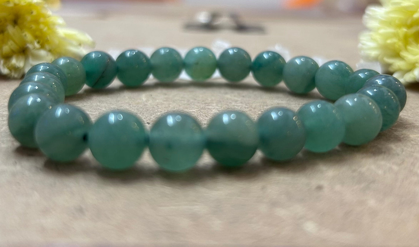 Bracelet Green Aventurine Reiki Healing and Protection Bracelet