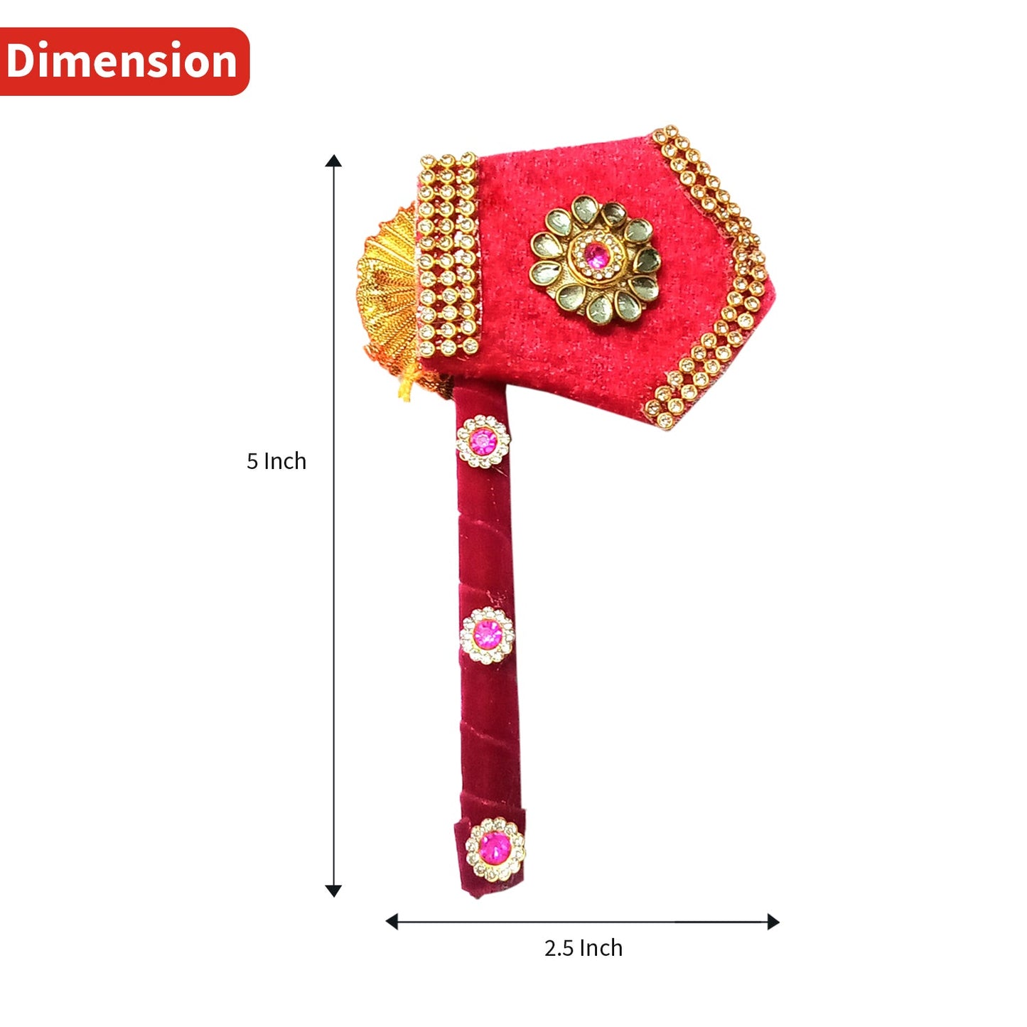 Designer fan for temple
