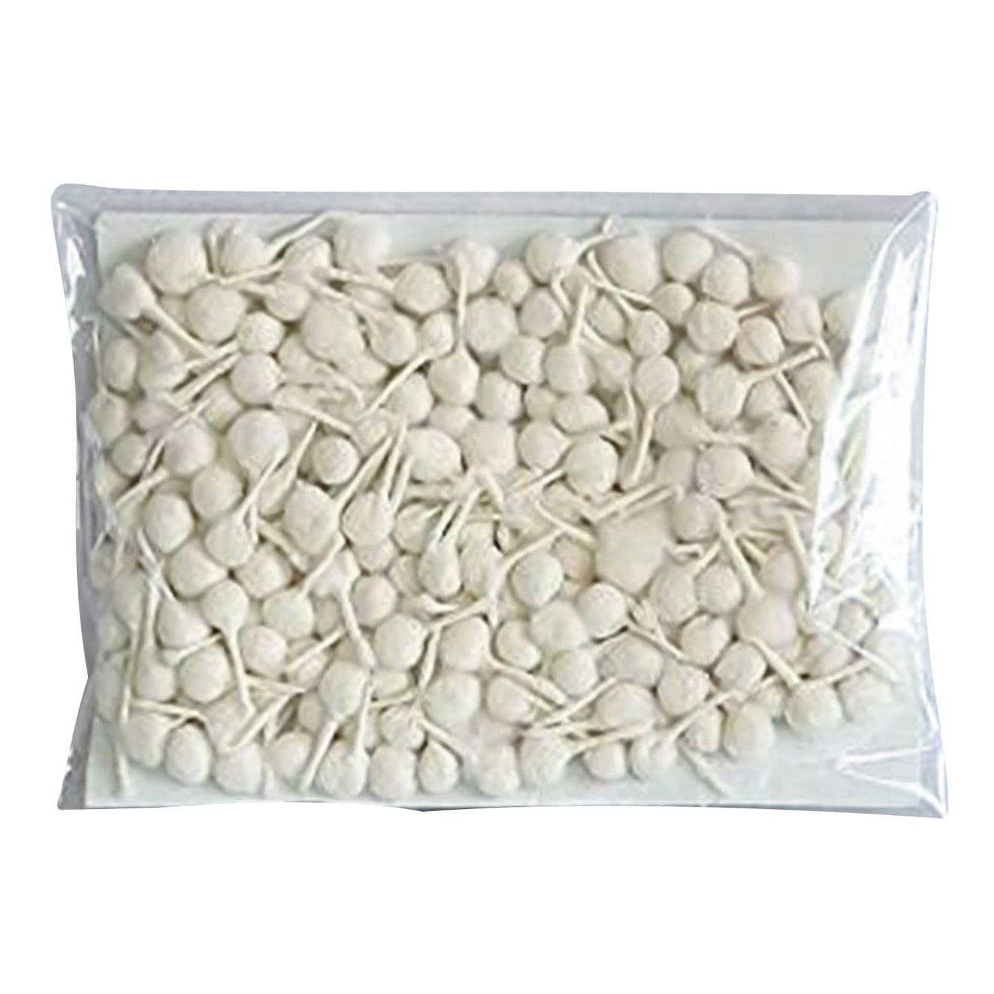 Pooja Batti Cotton Off White Round Pooja Batti Wicks for Diya (Small Size)