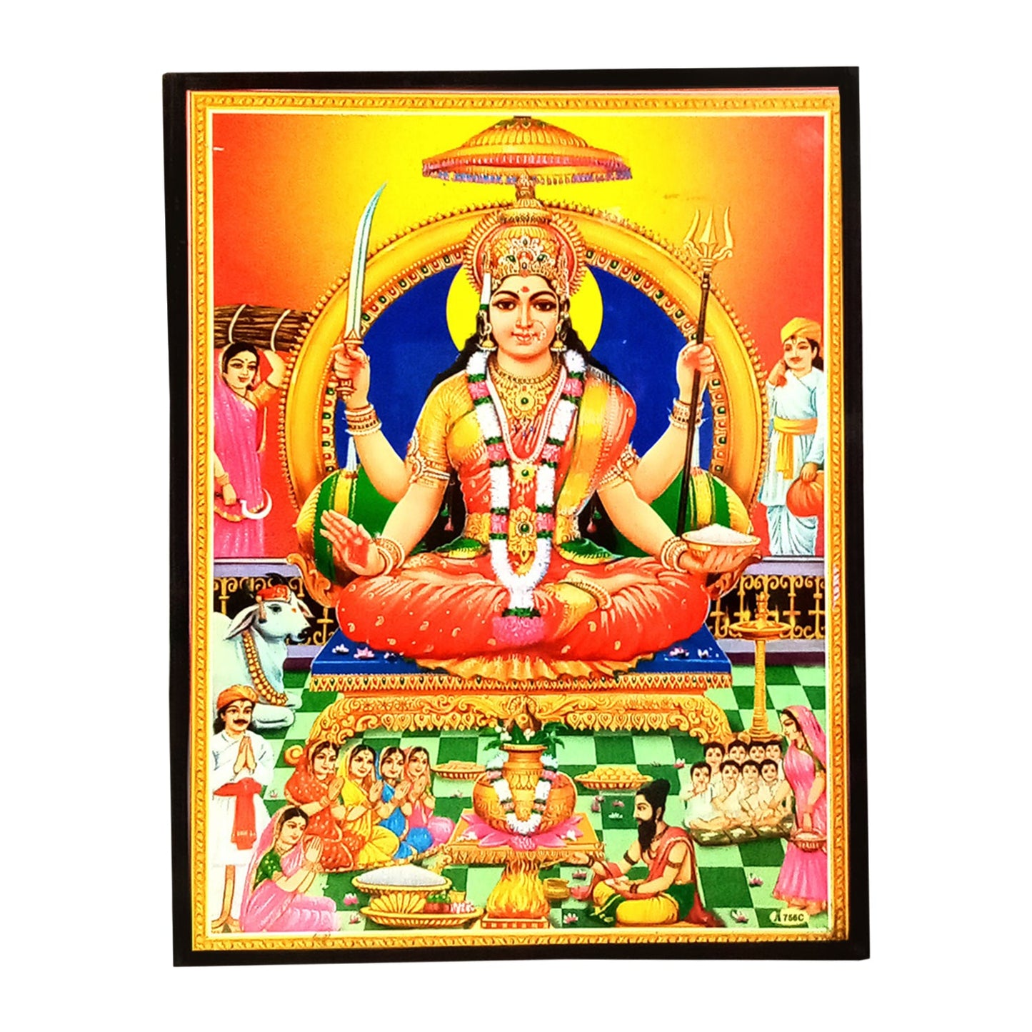 Santoshi Maata Photo Frame