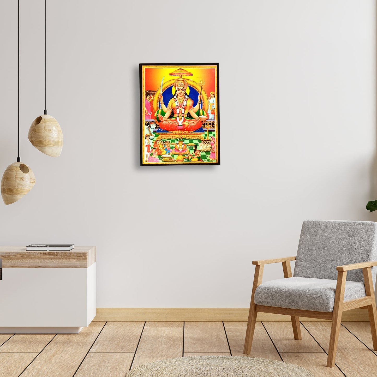 Santoshi Maata Photo Frame