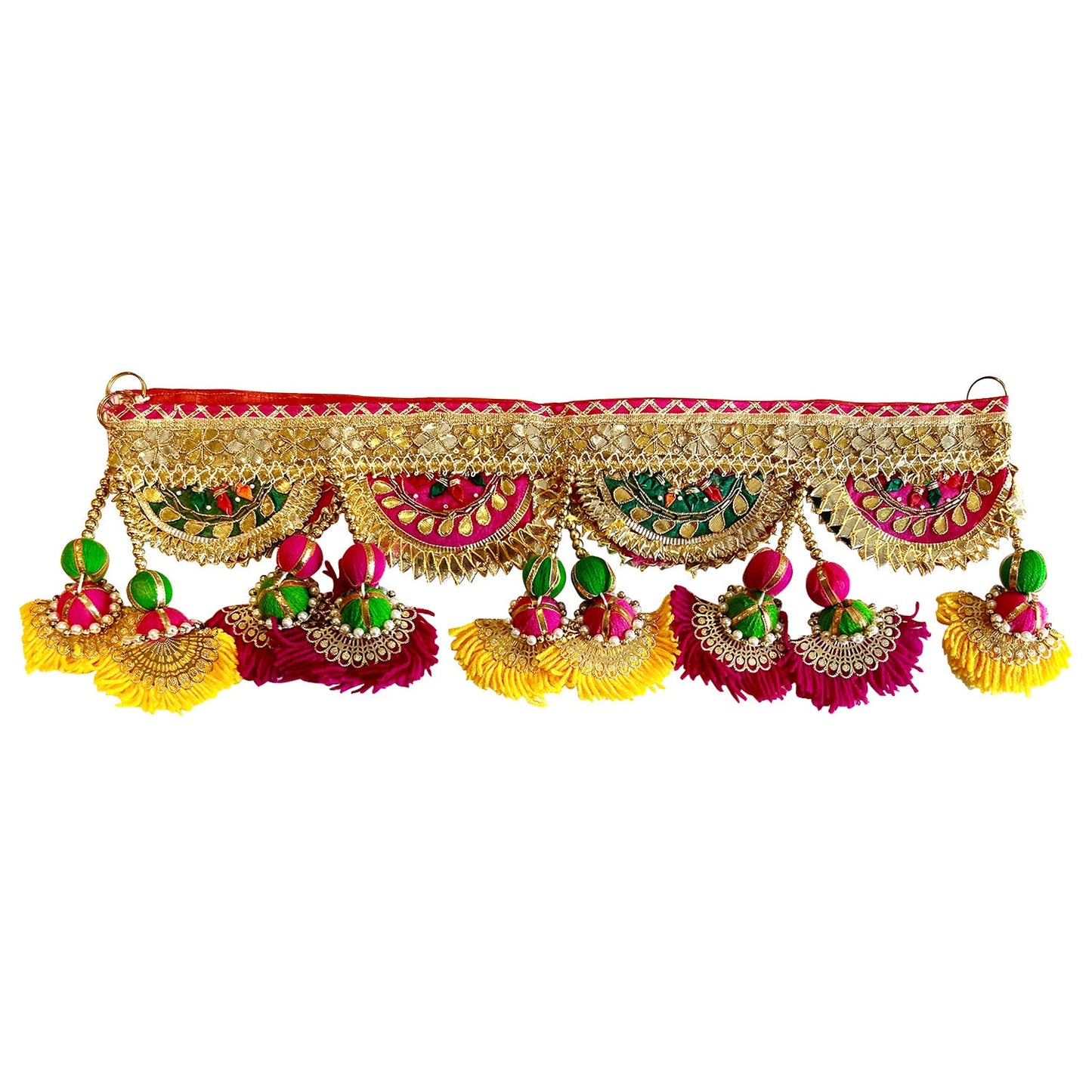 Toran Premium Gota Patti Handmade Door Hanging/ Bandarwal /Toran for Door (42 Inches)
