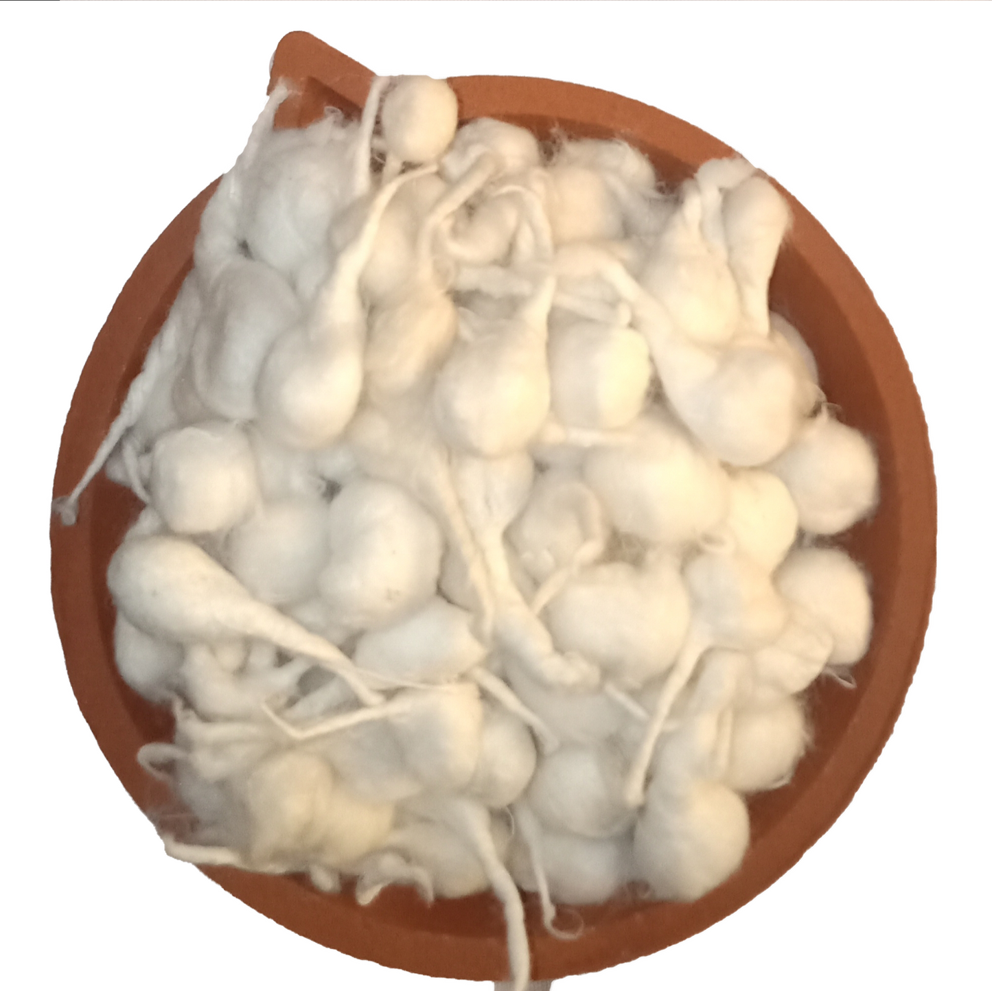 Pooja Batti Cotton White Round Pooja Batti Wicks for Diya
