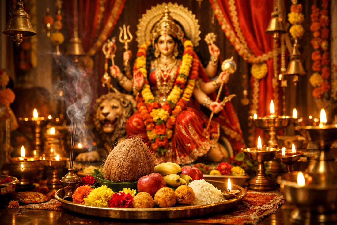Navratri 2026 – Maa Durga Ko Kya Chahiye? 9 Din Ka Bhog, Prasad Aur Pooja Samagri