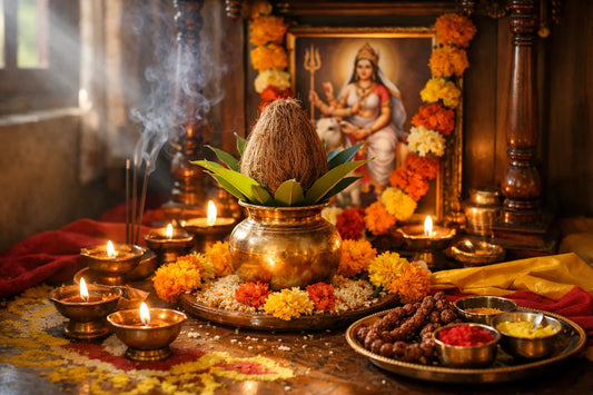 Navratri Day 1 — Maa Shailputri Puja Vidhi, Mantra, Bhog Aur Unki Poori Katha | Chaitra Navratri 2026