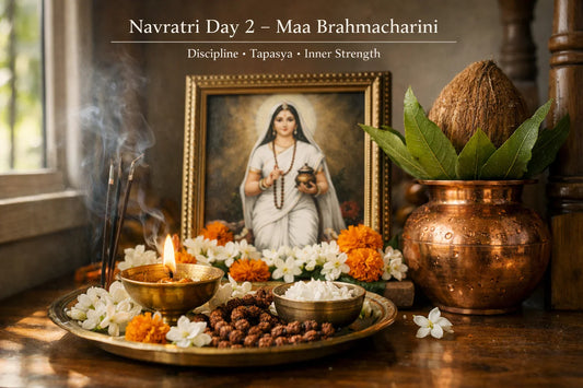 Navratri Day 2 — Maa Brahmacharini Puja Vidhi, Mantra, Mishri Bhog Aur Unki Tapasya Ki Kahani | Chaitra Navratri 2026