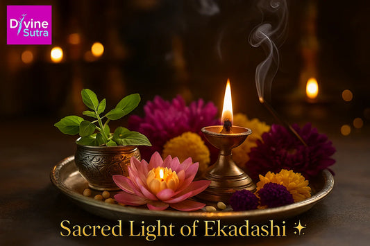 🌸 The Sacred Light of Ekadashi — A Day of Purity, Devotion & Inner Peace