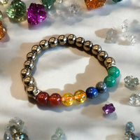 Bracelet Multi Crystal / Money Margnet Bracelet for Aura Cleansing and Positivity
