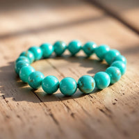 Bracelet Natural Certified Turquoise Bracelet for Spiritual and Emotional Healing