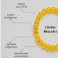 Bracelet Citrine Certified AAA Grade Bracelet for Money, Wealth and Good Luck