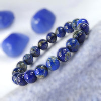 Bracelet Certified Lapiz Lazuli Bracelet for Spiritual Growth and Stress Reduction