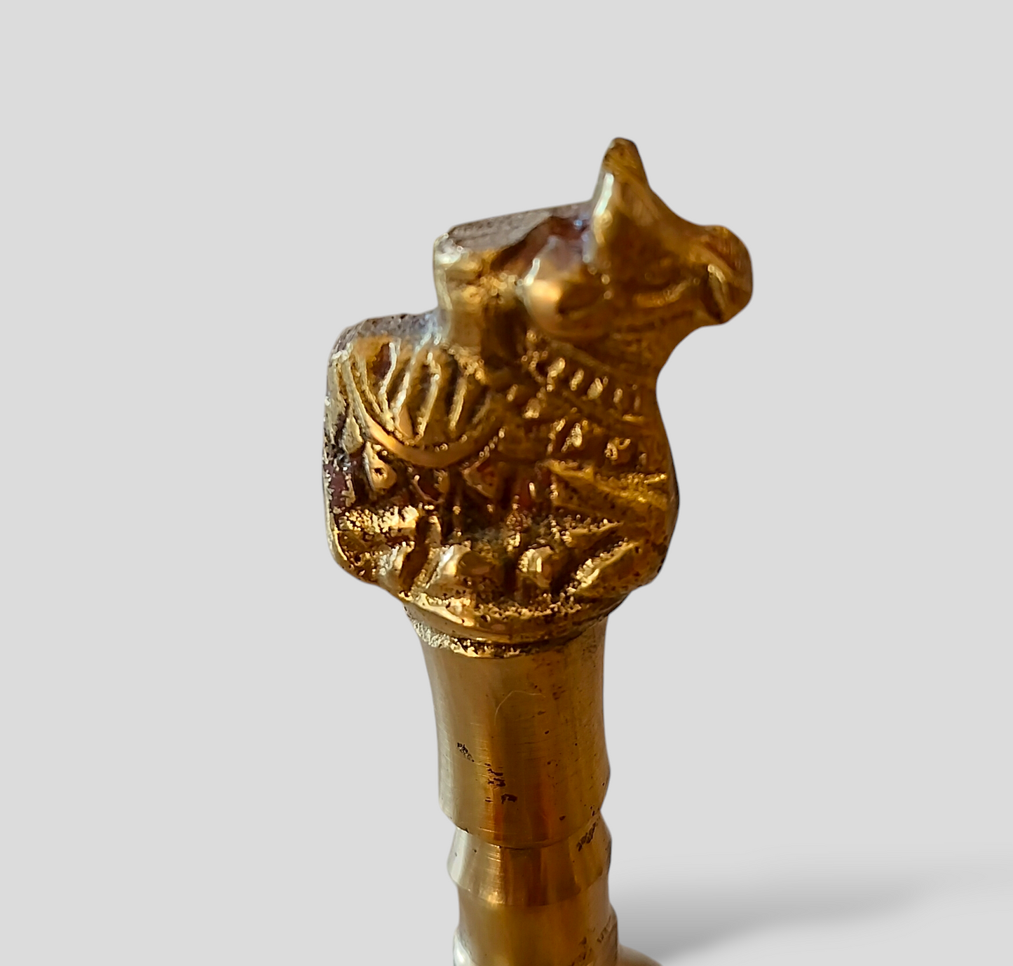 Brass Bell Nandi - 4 Inches Height