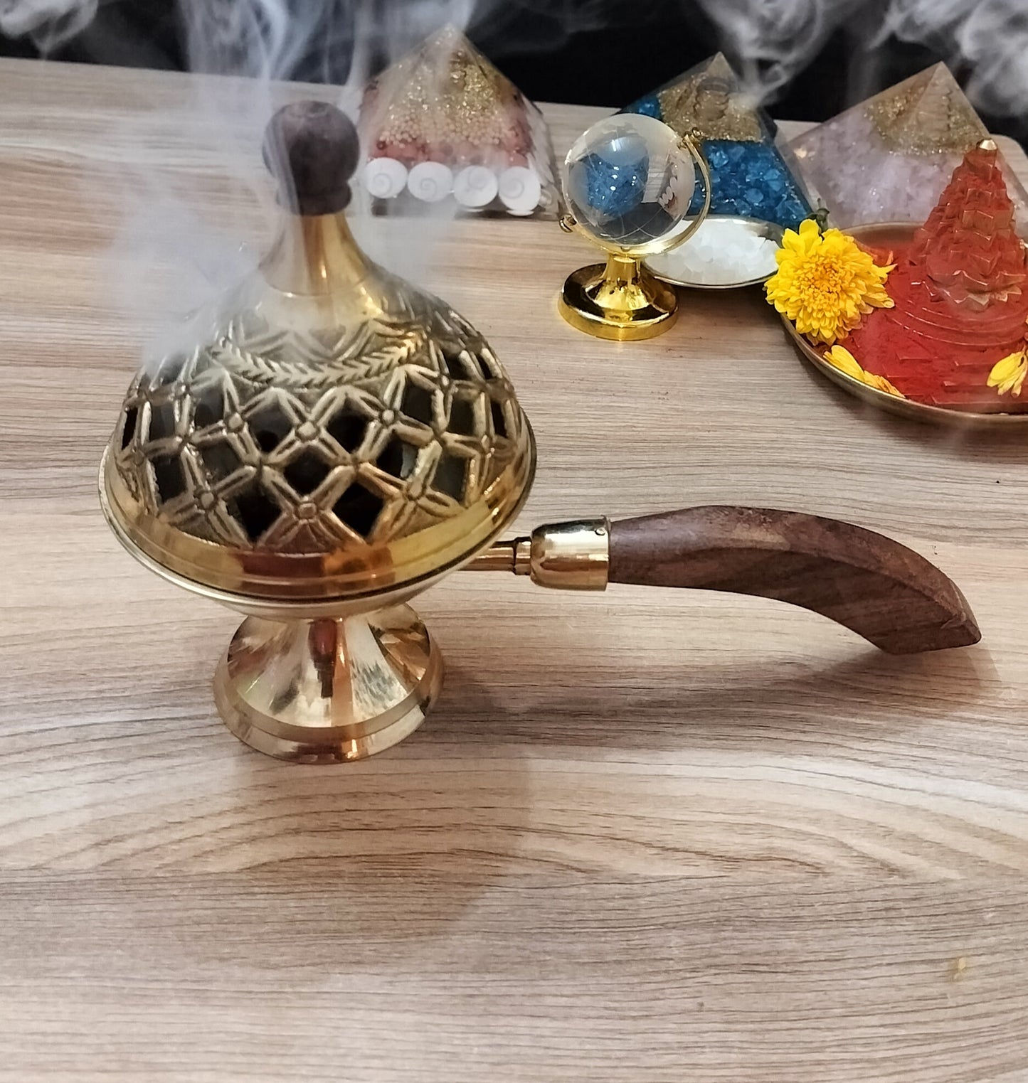 Premium Brass Dhoop Daani