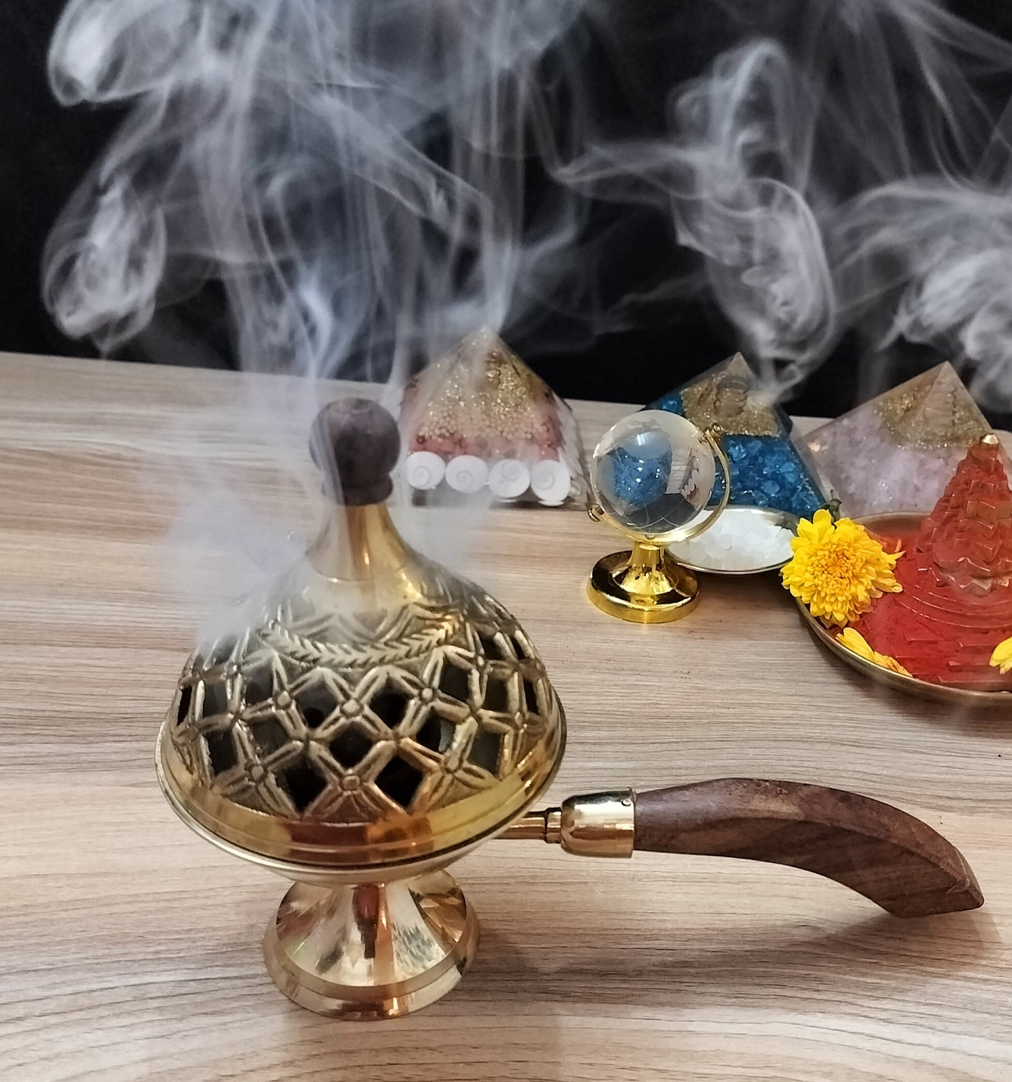 Premium Brass Dhoop Daani