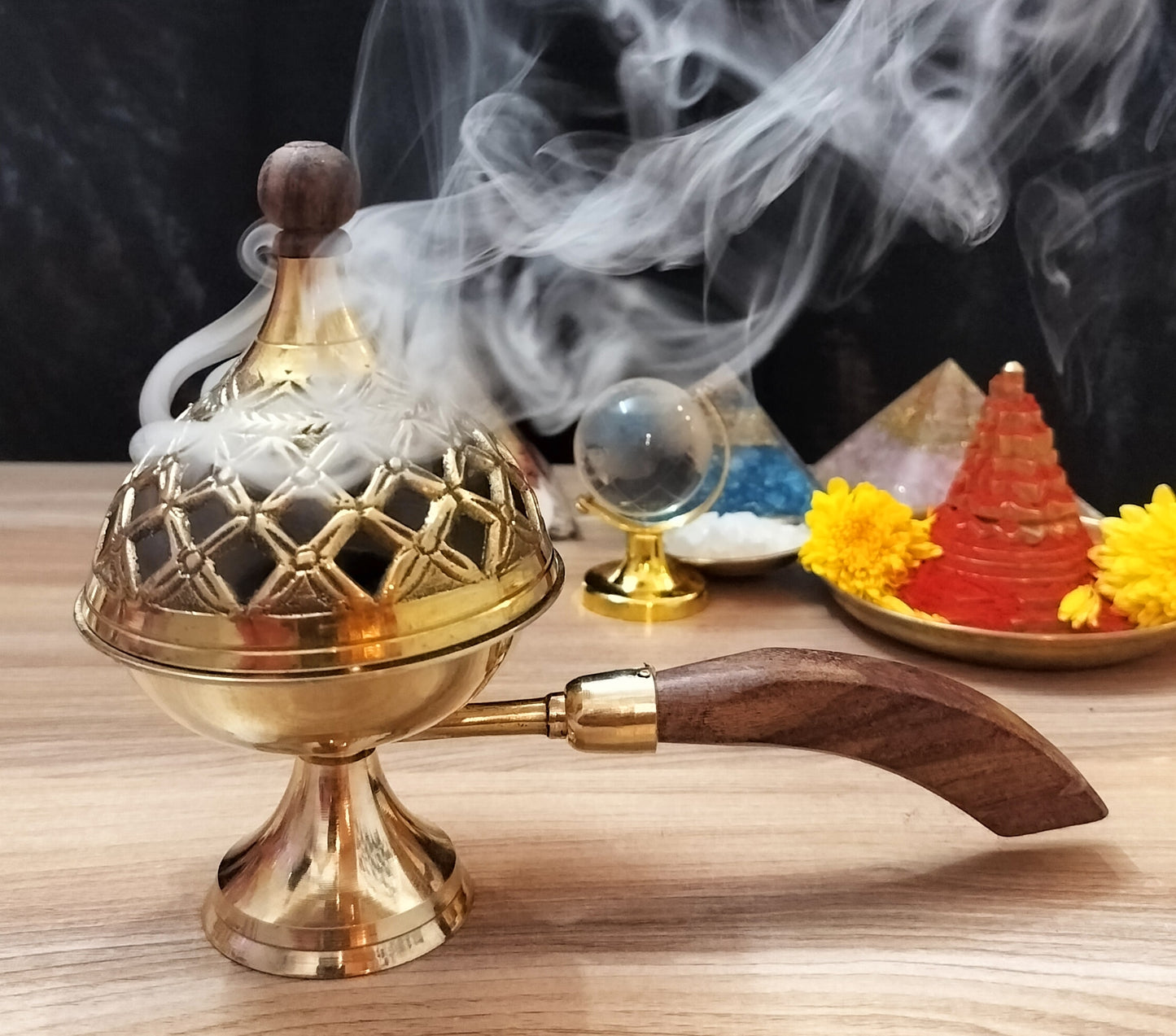 Premium Brass Dhoop Daani