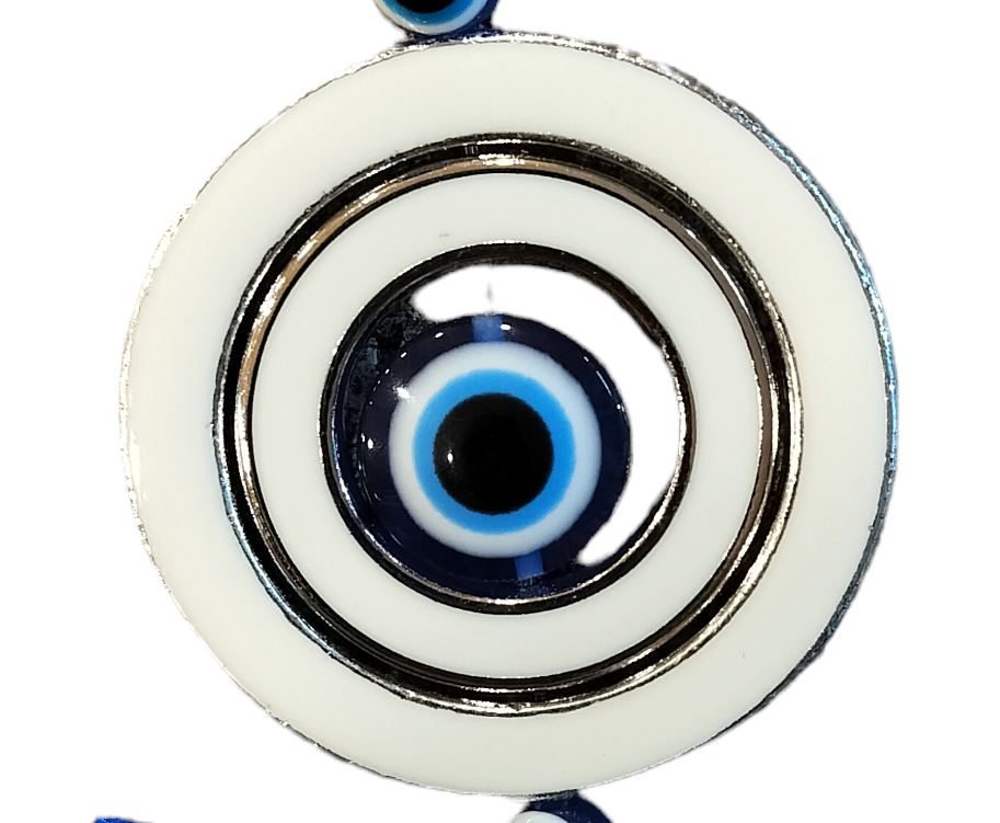 Evil Eye Amulet with 4 Eyes for Protection from Negative Energies - 6 Inches H * 2 Inches W