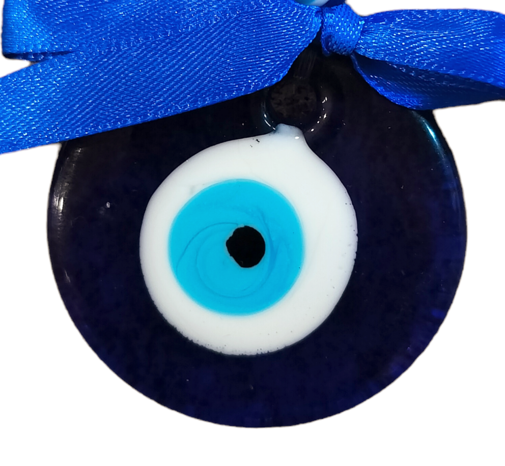 Evil Eye Amulet with 4 Eyes for Protection from Negative Energies - 6 Inches H * 2 Inches W