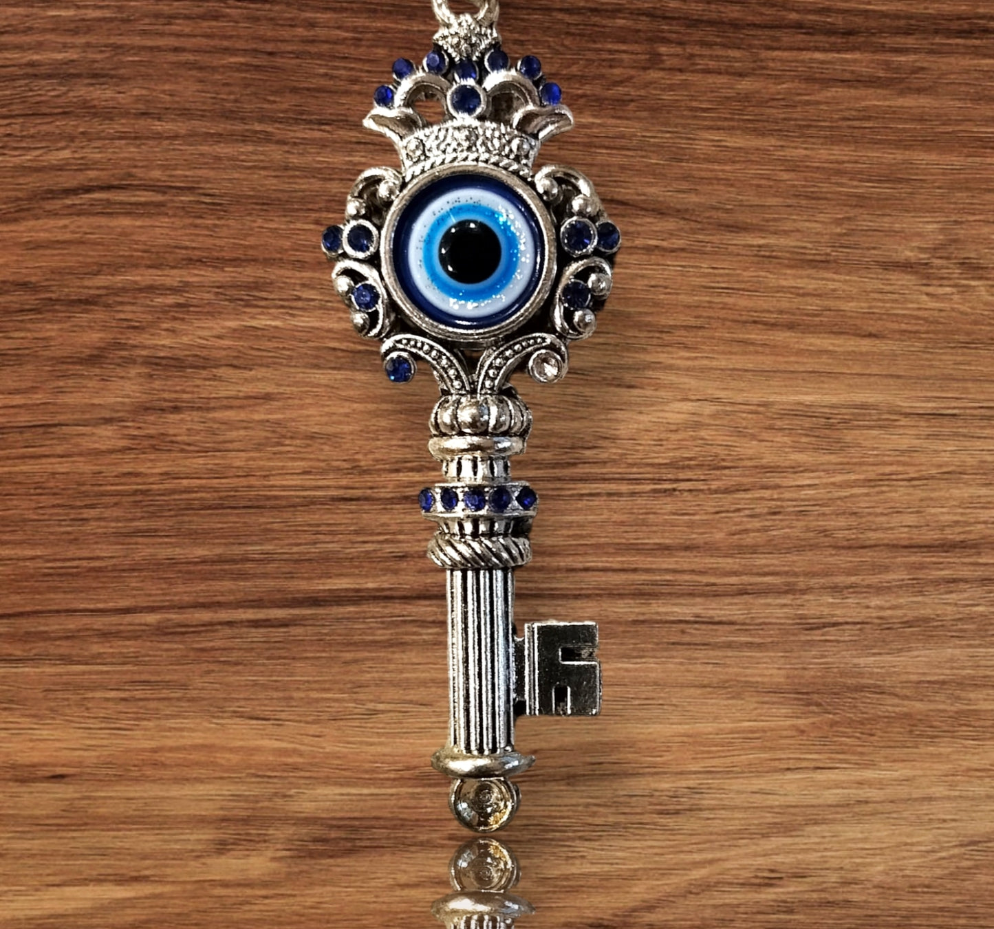 Evil Eye with Key Amulet for Enhanced Protection and Positivity