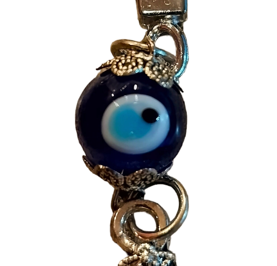 Evil Eye with Key Amulet for Enhanced Protection and Positivity