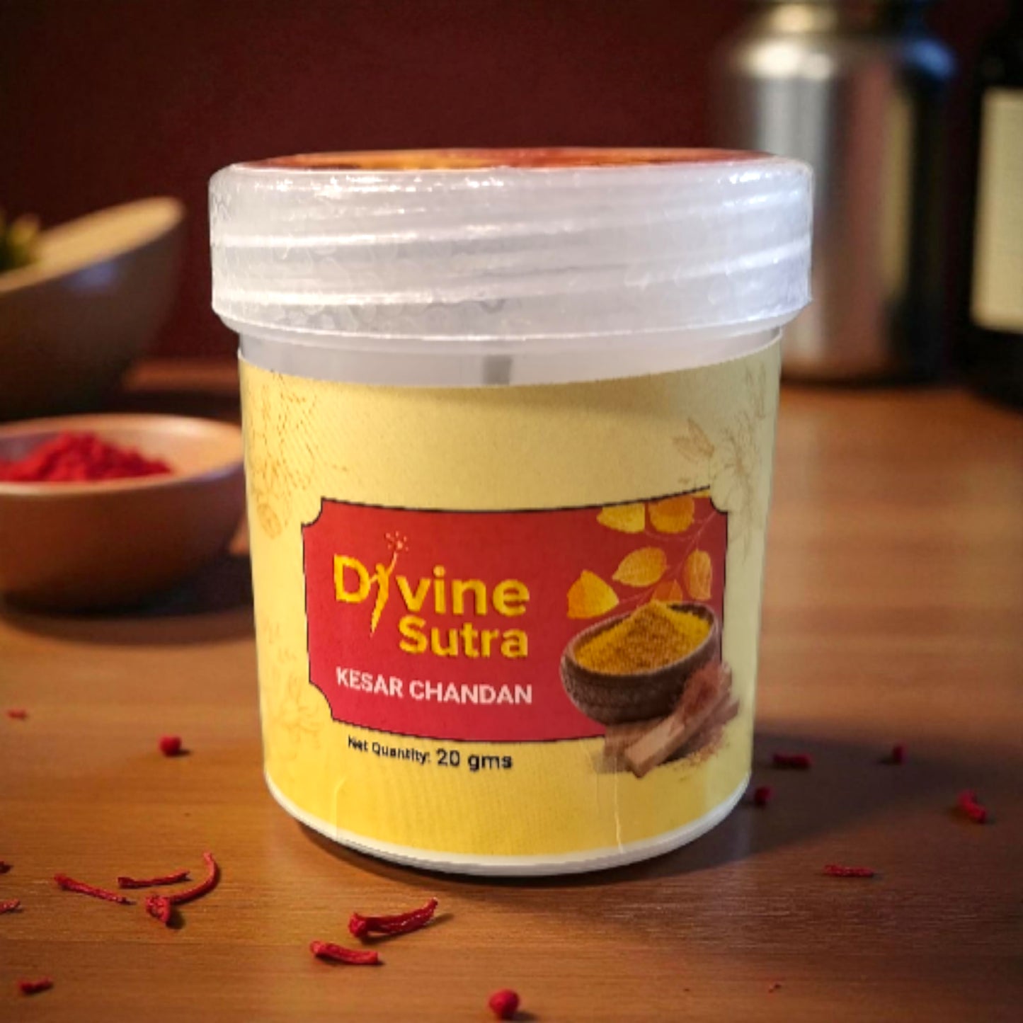 Chandan Kesar Chandan for Tilak and Pooja - 20 gms