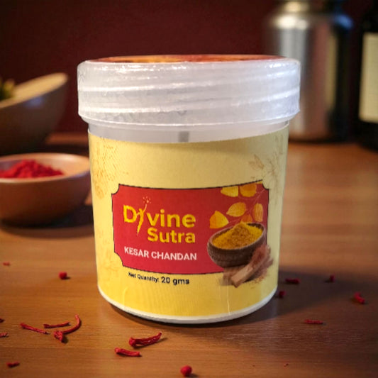 Chandan Kesar Chandan for Tilak and Pooja - 20 gms