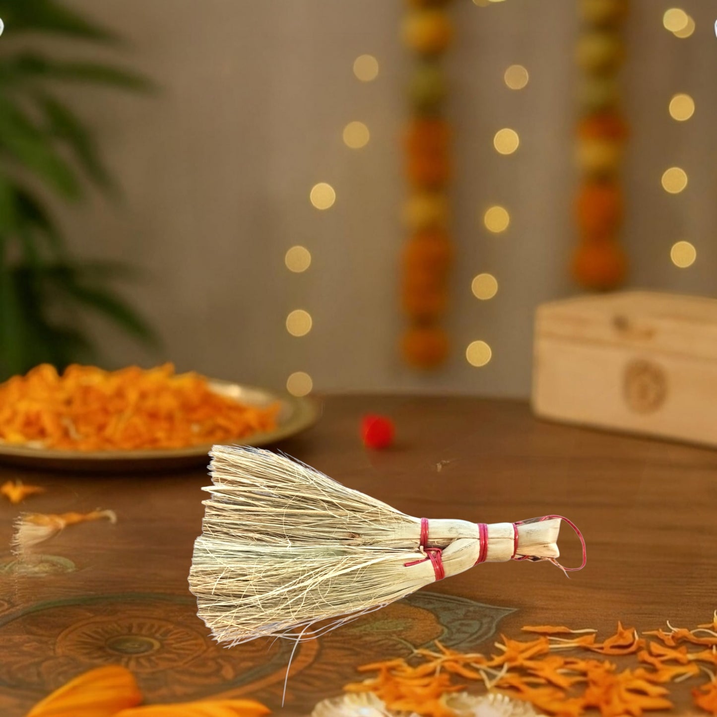 Mini Pooja Jhadu | Pooja Broom to please Goddess Laxmi |For your Home Temple | Mandir