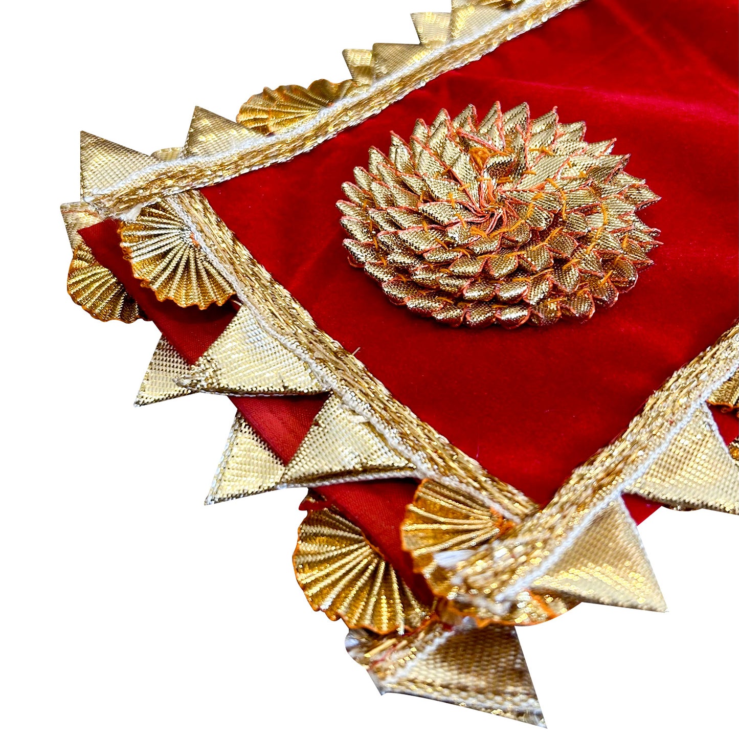 Premium Velvet Dupatta for Maata / Ganpati / Radha Krishna Idol