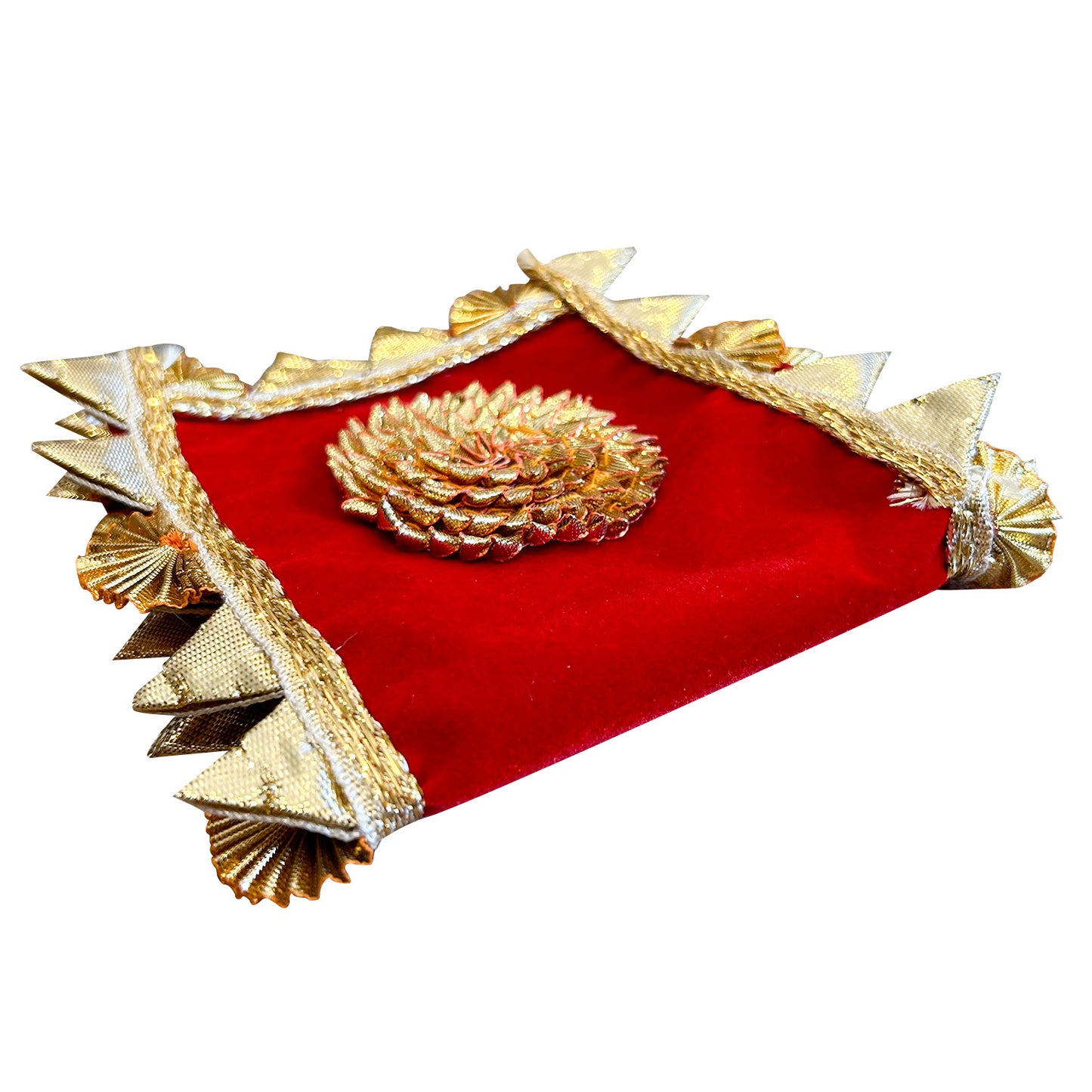 Premium Velvet Dupatta for Maata / Ganpati / Radha Krishna Idol