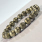Bracelet Pyrite Polished Bracelet for Wealth, Protection & Grounding Energy