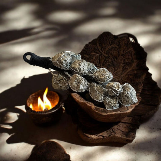 Pyrite Hanger for Prosperity and Protection