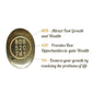 Zebu Coin Pyrite for Good Luck Prosperity And Positivity - Energised