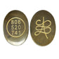 Zebu Coin Pyrite for Good Luck Prosperity And Positivity - Energised