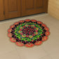 Rangoli Sticker Self Adhesive Festive Floor Sticker for Home and Pooja Room (8 - 10 inches diameter)