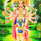 Hanuman Ji Panchmukhi Standing Photo Frame